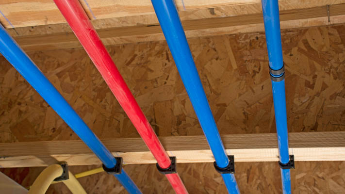 PEX is made by cross-linking polyethylene