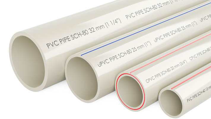 CPVC and PVC have distinct properties