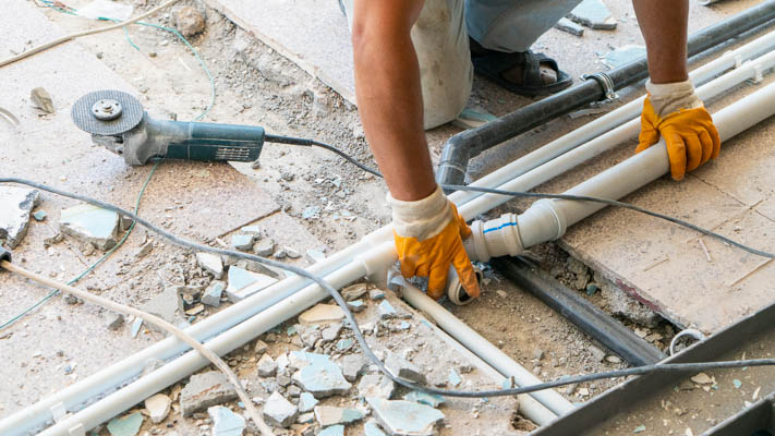 Repairing pipe leaks in foundation is very expensive